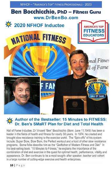 Ben Bocchicchio National Fitness Hall of Fame Inductee