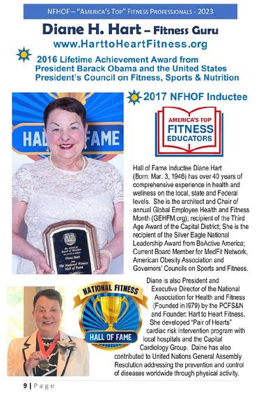 Diane H. Hart National Fitness Hall of Fame Inductee